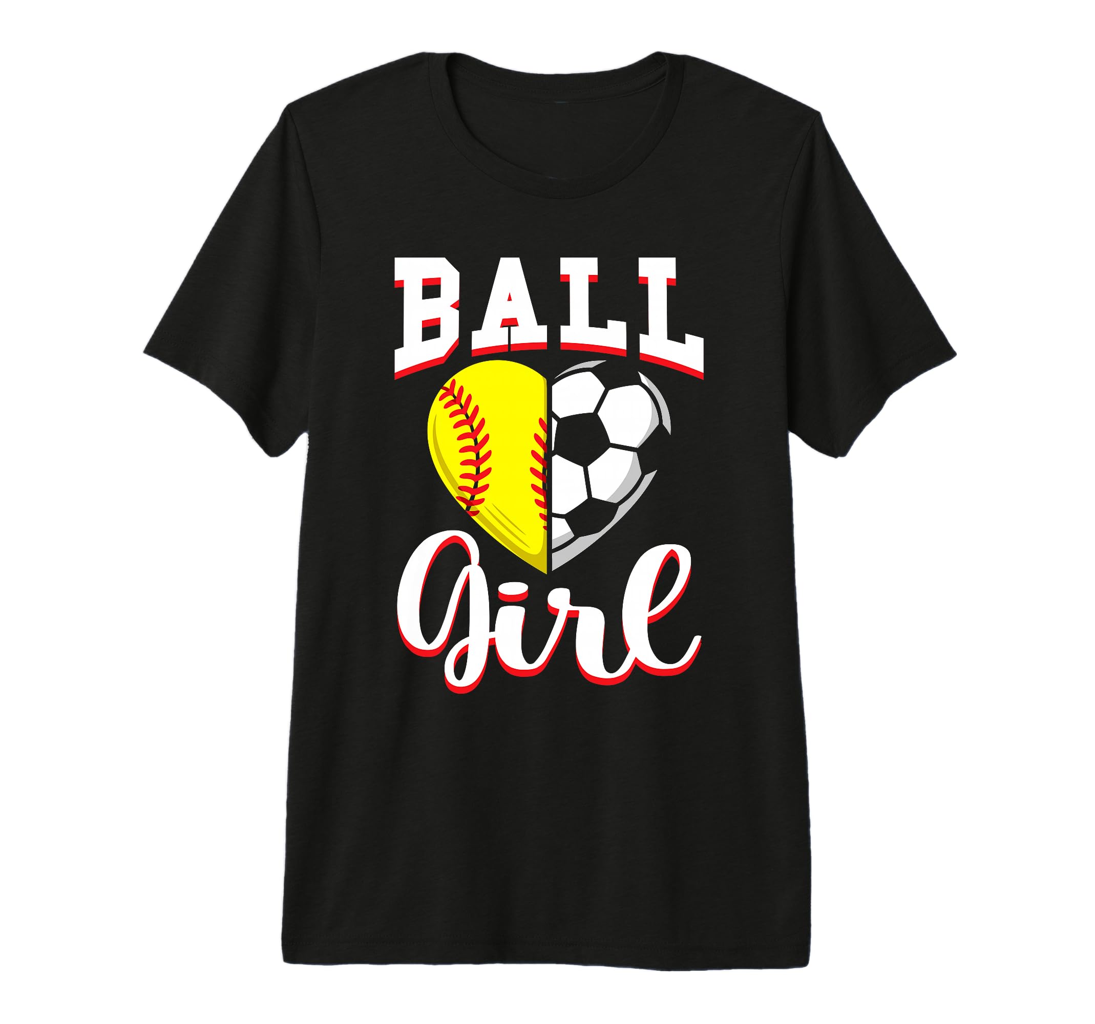 Ball Softball Soccer Lovers Gifts T-Shirt - Trendy Graphic for Adults - T-Shirt, Sweatshirt, Hoodie
