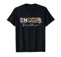 Soccer Brother Leopard Family Matching T-Shirt - Unique Graphic Men Women - T-Shirt, Sweatshirt, Hoodie