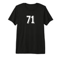 Number 71 80S 90S Soccer Team Jersey T-Shirt - Minimalist Print Unisex - T-Shirt, Sweatshirt, Hoodie