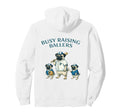 Busy Raising Baller Baseball Softball Hoodie - Graphic Print for Adults - T-Shirt, Sweatshirt, Hoodie