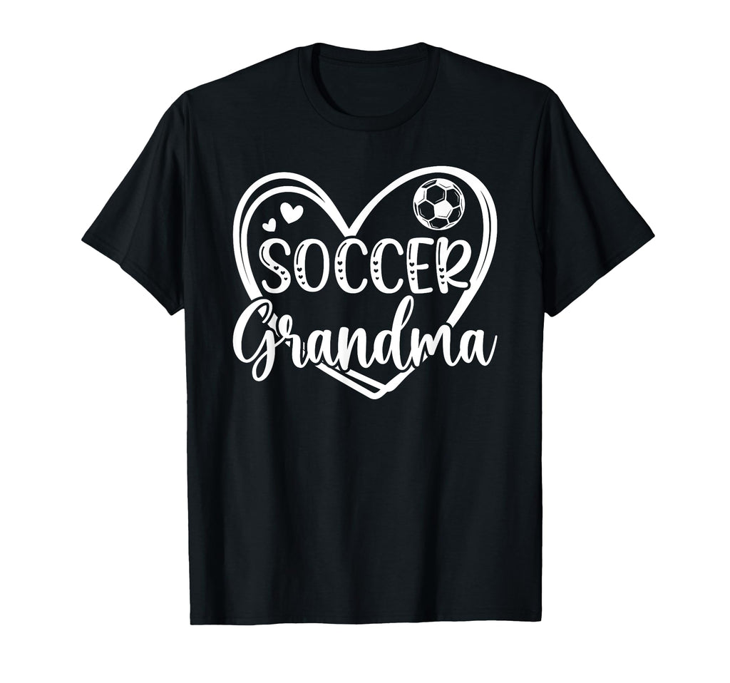 Soccer Grandma Heart Grandma T-Shirt - Fun Novelty Design for Adults - T-Shirt, Sweatshirt, Hoodie