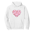 Heart Shaped Soccer Ball Artwork Hoodie - Streetwear Style Men Women - T-Shirt, Sweatshirt, Hoodie