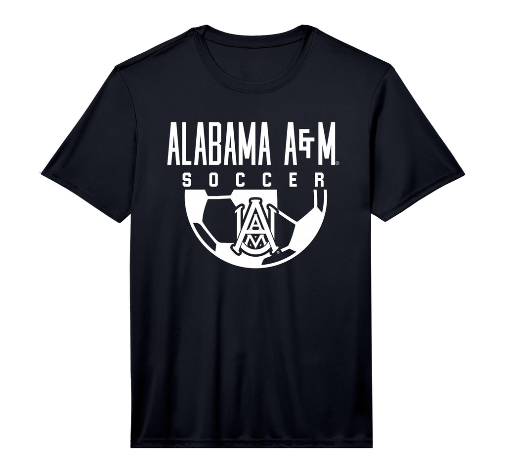 Alabama M University Bulldogs Soccer T-Shirt - Fun Novelty Design Unisex - T-Shirt, Sweatshirt, Hoodie