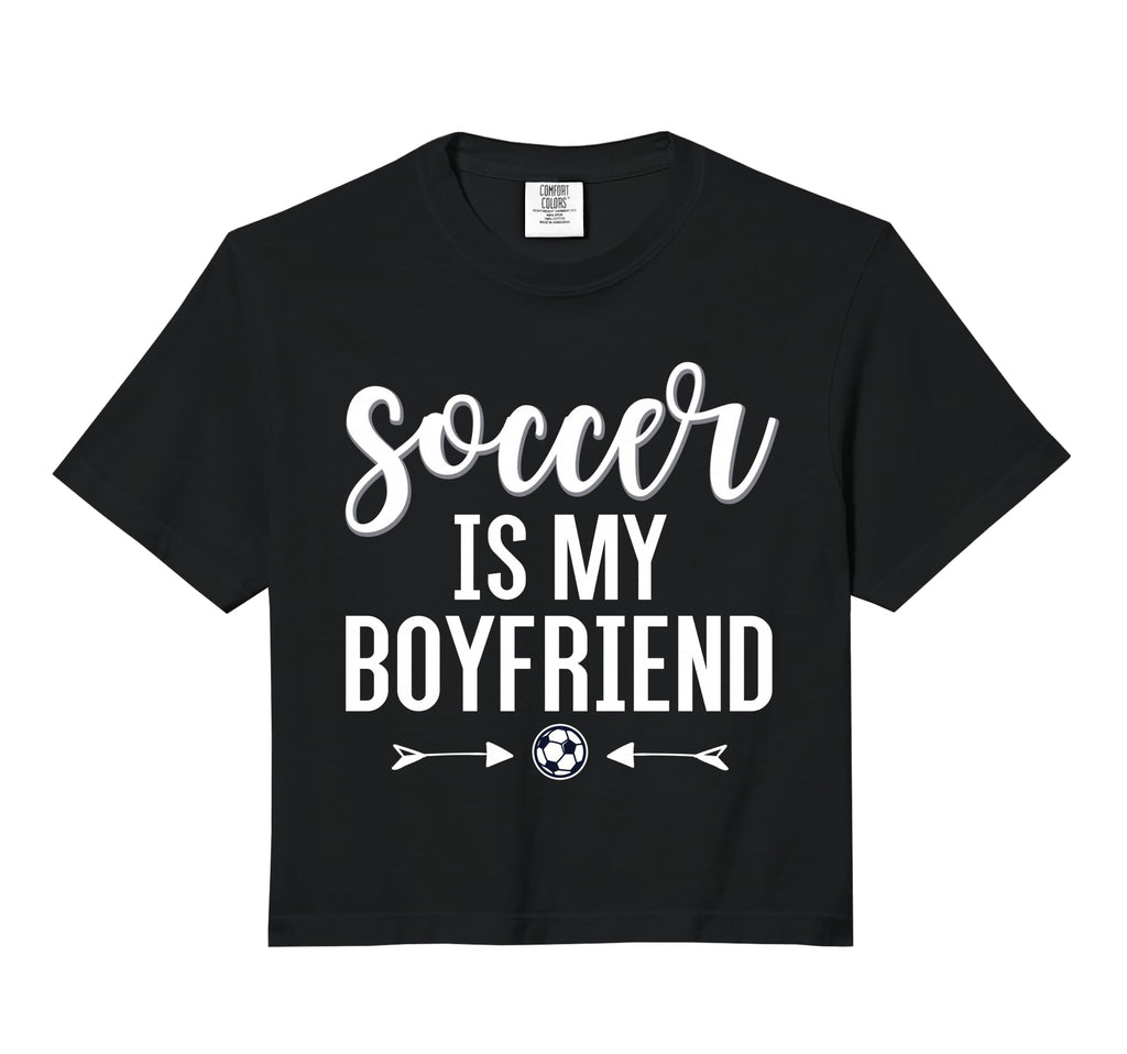 Soccer Is My Boyfriend Funny Soccer Hoodie - Custom Art Print Unisex - T-Shirt, Sweatshirt, Hoodie