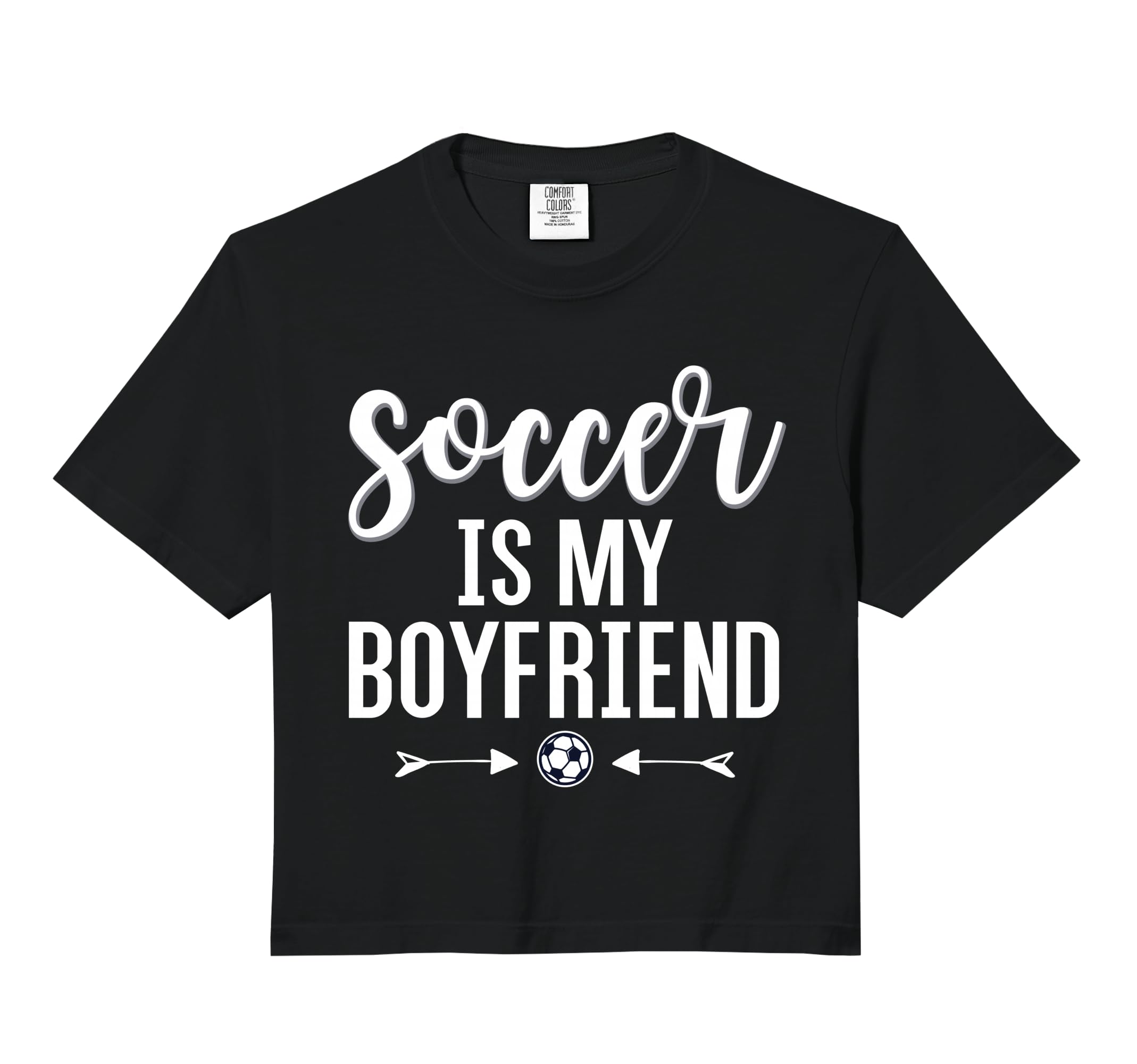 Soccer Is My Boyfriend Funny Soccer Hoodie - Custom Art Print Unisex - T-Shirt, Sweatshirt, Hoodie