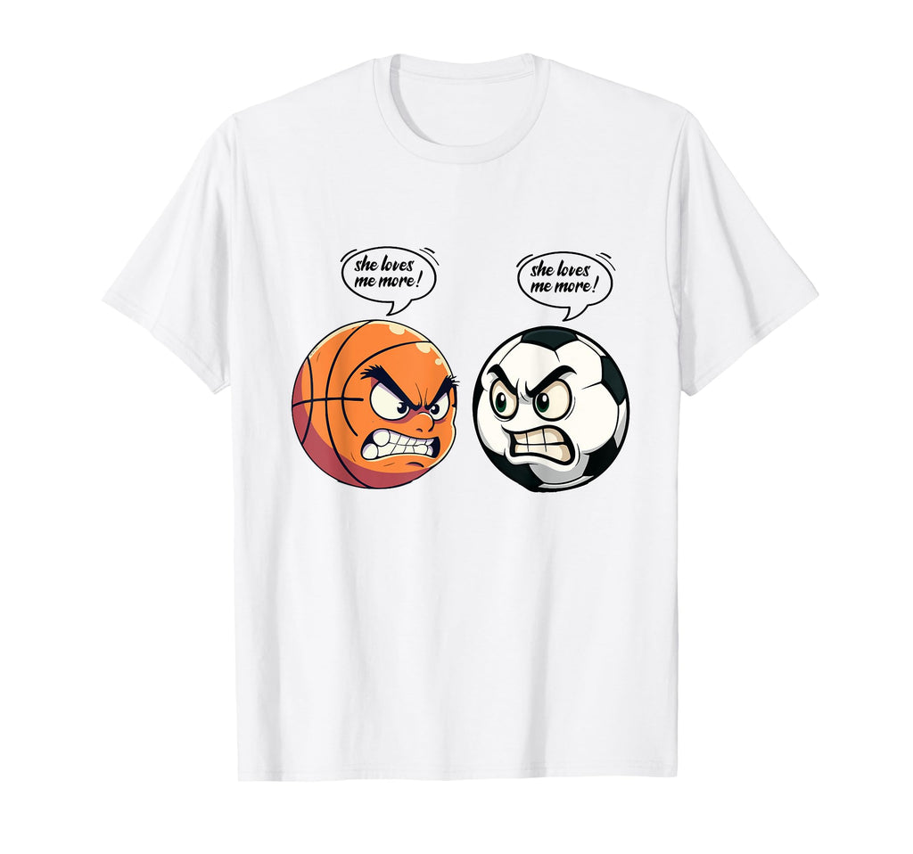 Funny Soccer Basketball Daughter She T-Shirt - Aesthetic Graphic Men Women - T-Shirt, Sweatshirt, Hoodie
