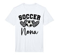 Soccer Nona Matching Family Soccer T-Shirt - Unique Graphic Unisex - T-Shirt, Sweatshirt, Hoodie