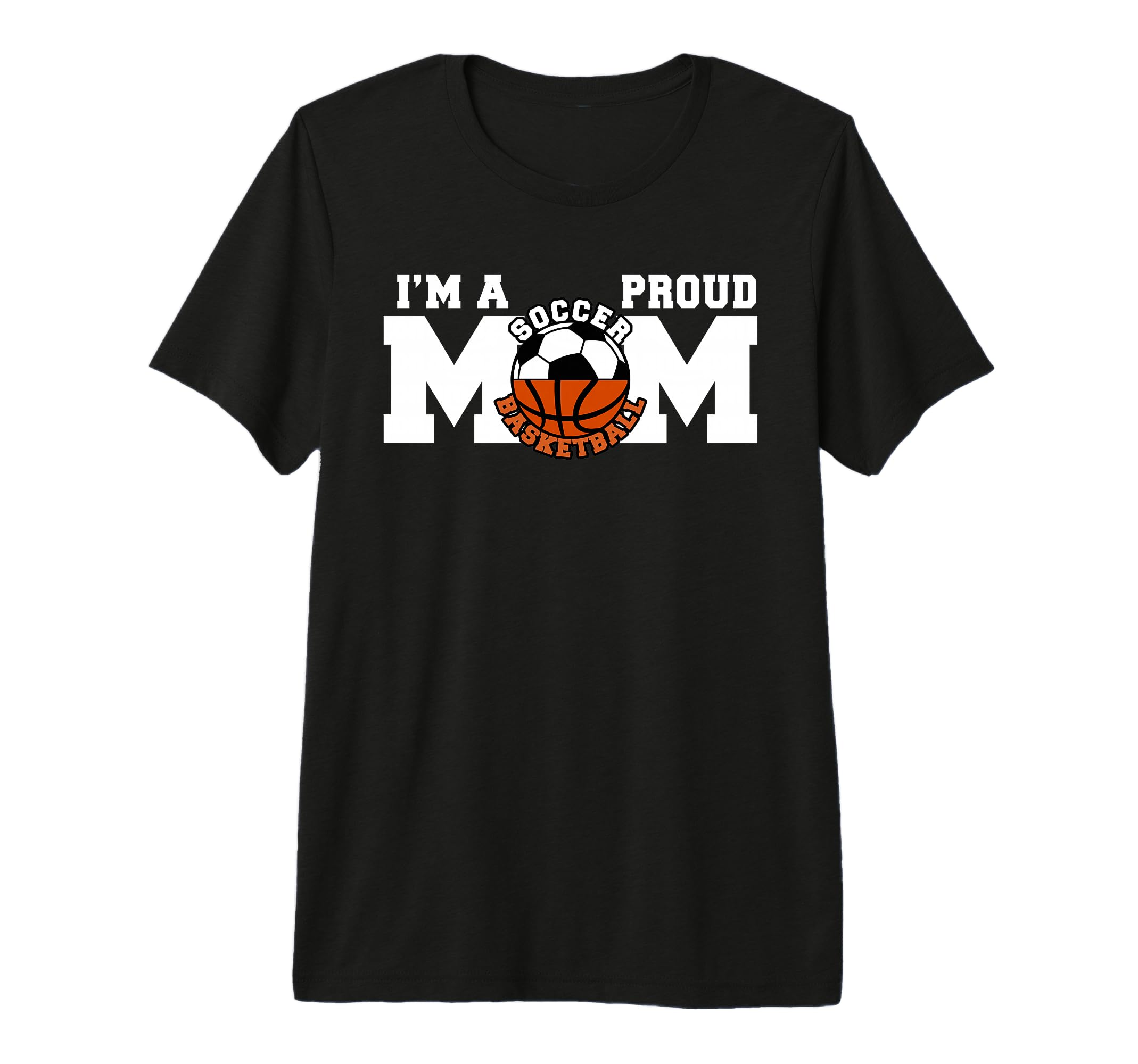Im Proud Mom Funny Soccer T-Shirt - Aesthetic Graphic for Adults - T-Shirt, Sweatshirt, Hoodie