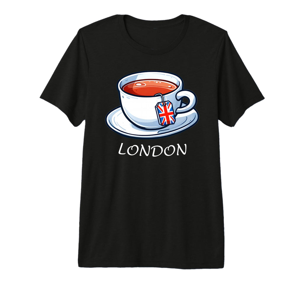 I Love London Uk English Tea Novelty T-Shirt - Graphic Print for Adults - T-Shirt, Sweatshirt, Hoodie