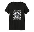 Jessica Personalized Coquette Soccer T-Shirt - Novelty Apparel for Adults - T-Shirt, Sweatshirt, Hoodie