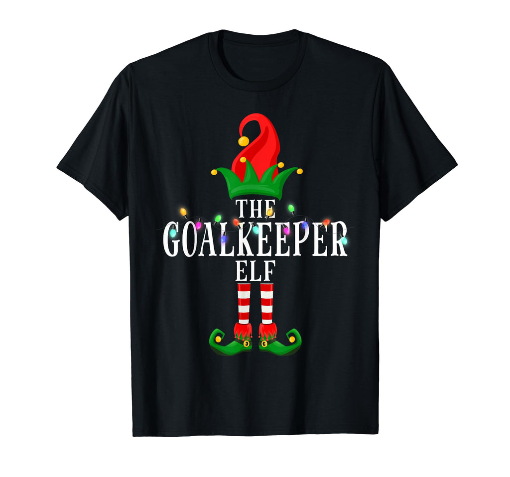 Goalkeeper Elf Matching Pajama T-Shirt - Novelty Apparel Unisex - T-Shirt, Sweatshirt, Hoodie