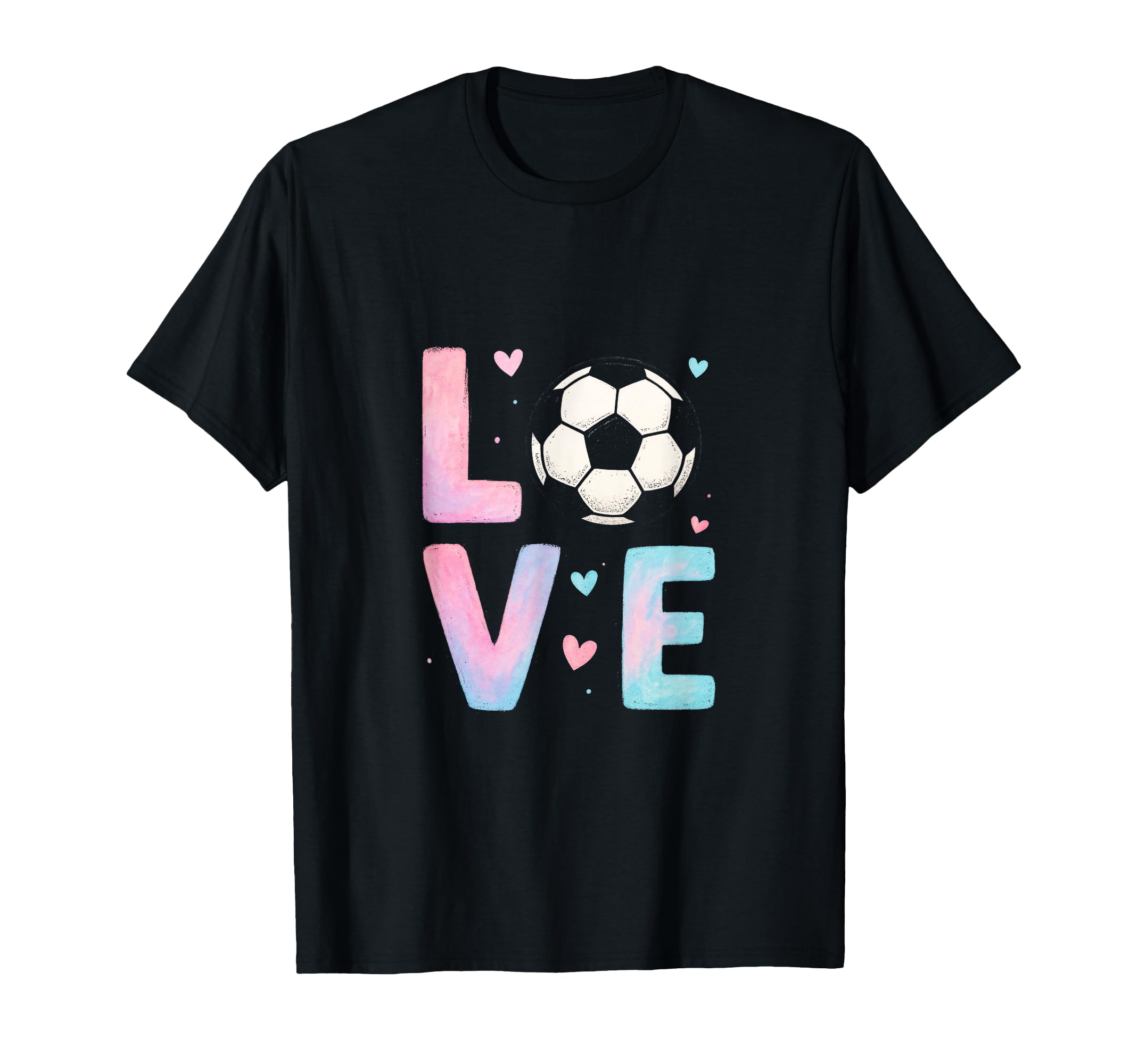 Love Soccer Art Sport Enthusiasts T-Shirt - Novelty Apparel for Adults - T-Shirt, Sweatshirt, Hoodie
