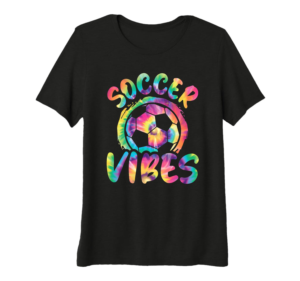 Womens Soccer Vibes Soccer Player Tri T-Shirt - Custom Art Print Unisex - T-Shirt, Sweatshirt, Hoodie