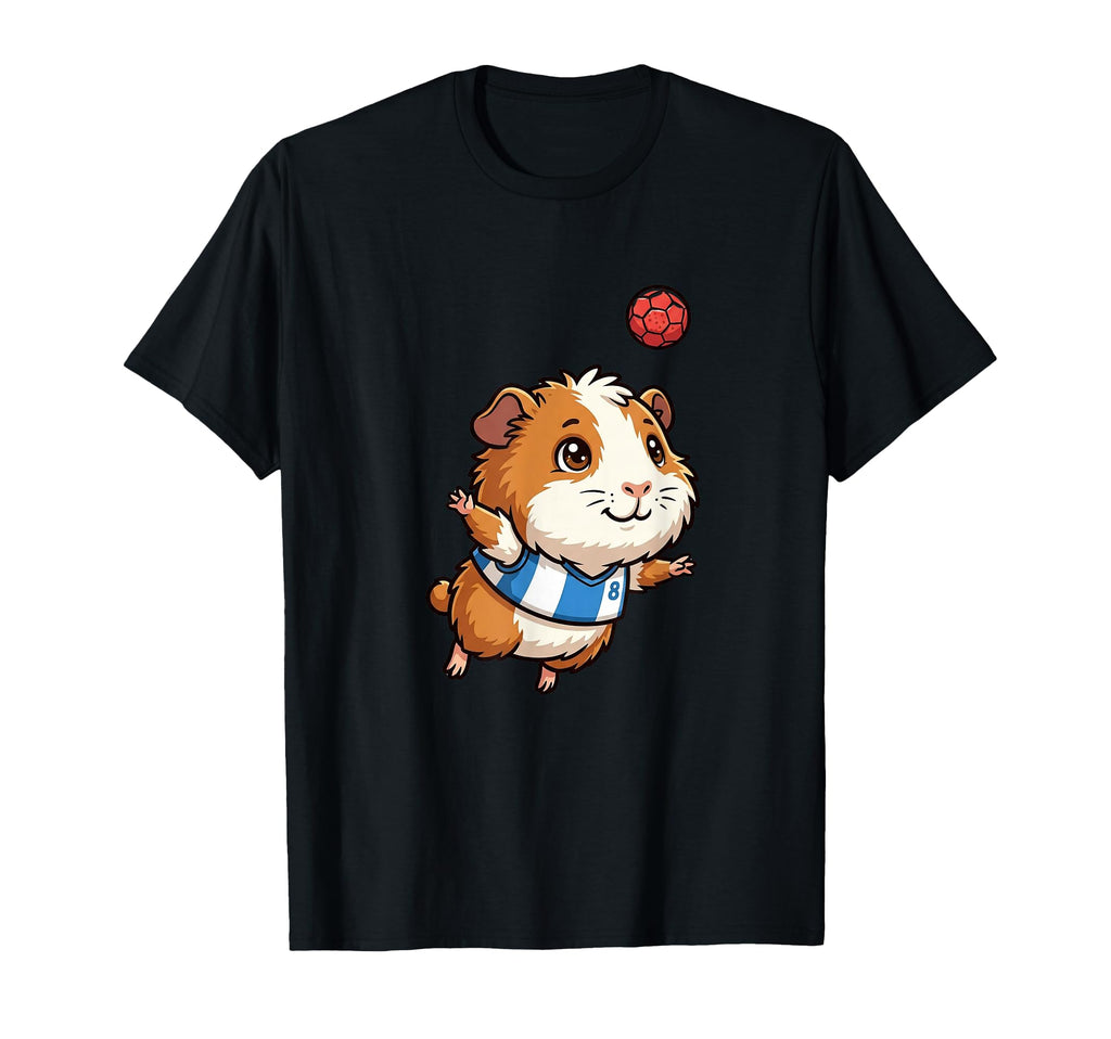 Kawaii Guinea Pig Soccer Number 8 T-Shirt - Casual Everyday Wear Unisex - T-Shirt, Sweatshirt, Hoodie