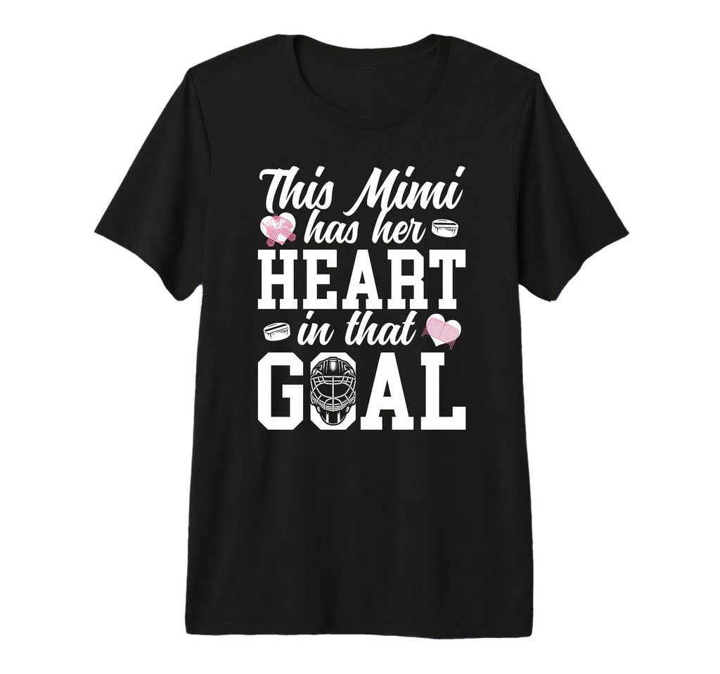 Proud Hockey Goalie Mimi Hockey T-Shirt - Graphic Print for Adults - T-Shirt, Sweatshirt, Hoodie