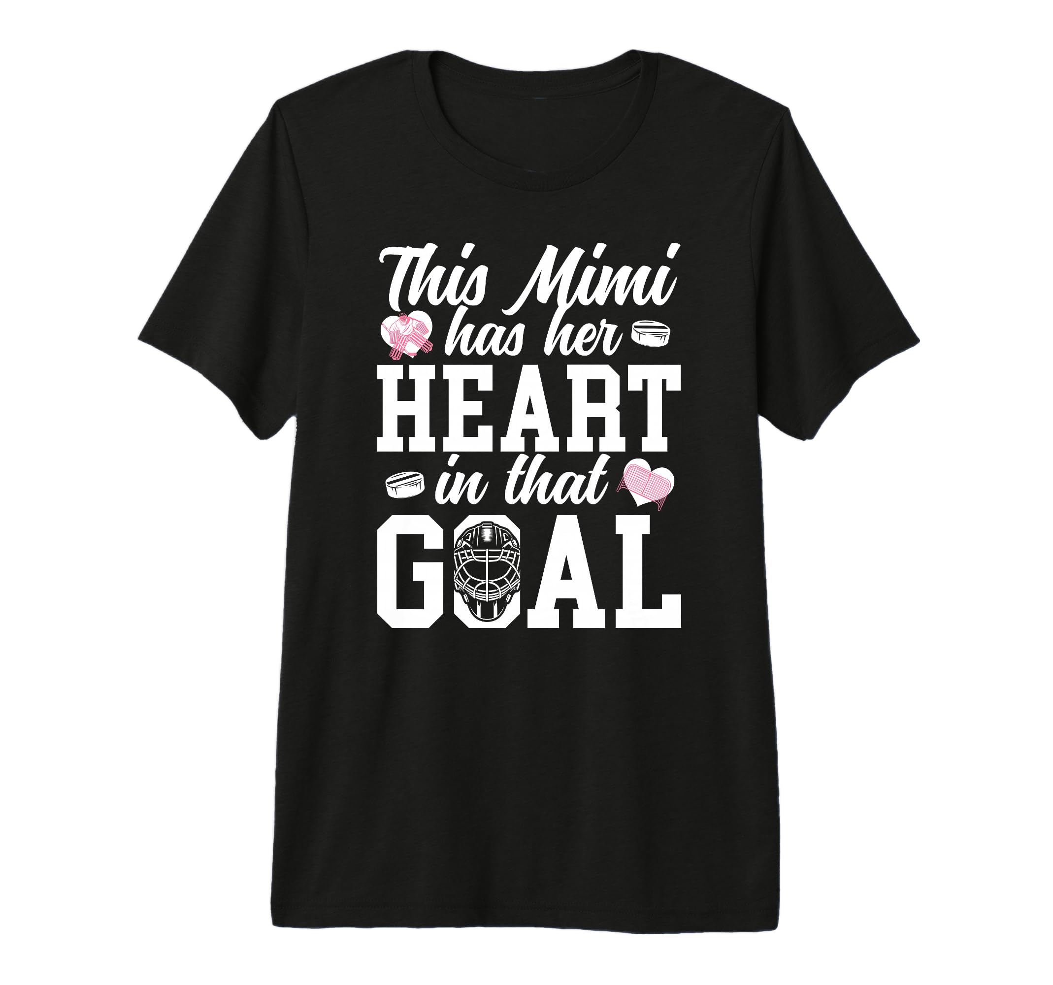 Proud Hockey Goalie Mimi Hockey T-Shirt - Graphic Print for Adults - T-Shirt, Sweatshirt, Hoodie
