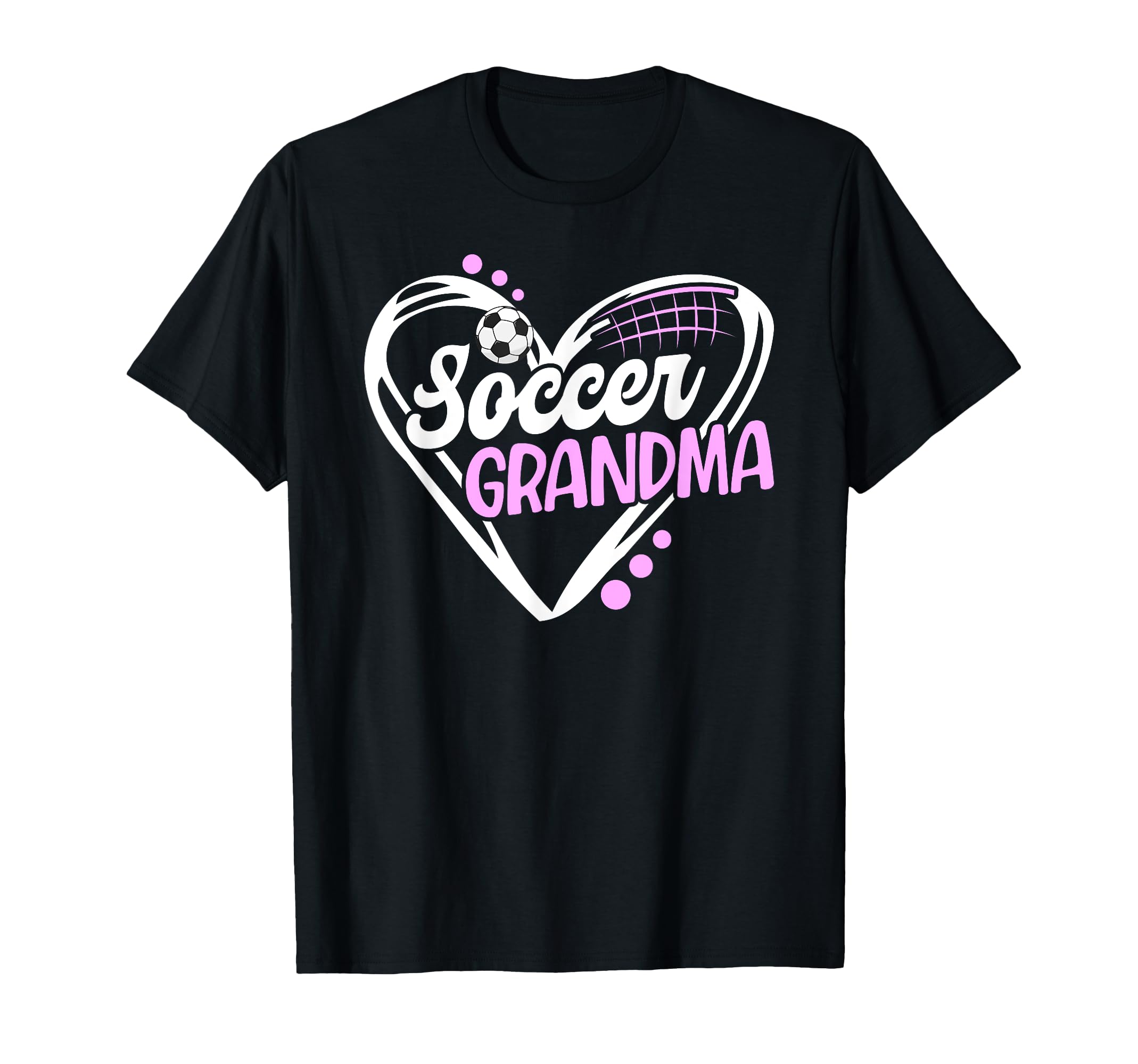 Soccer Grandma Heart Grandma T-Shirt - Casual Everyday Wear for Adults - T-Shirt, Sweatshirt, Hoodie