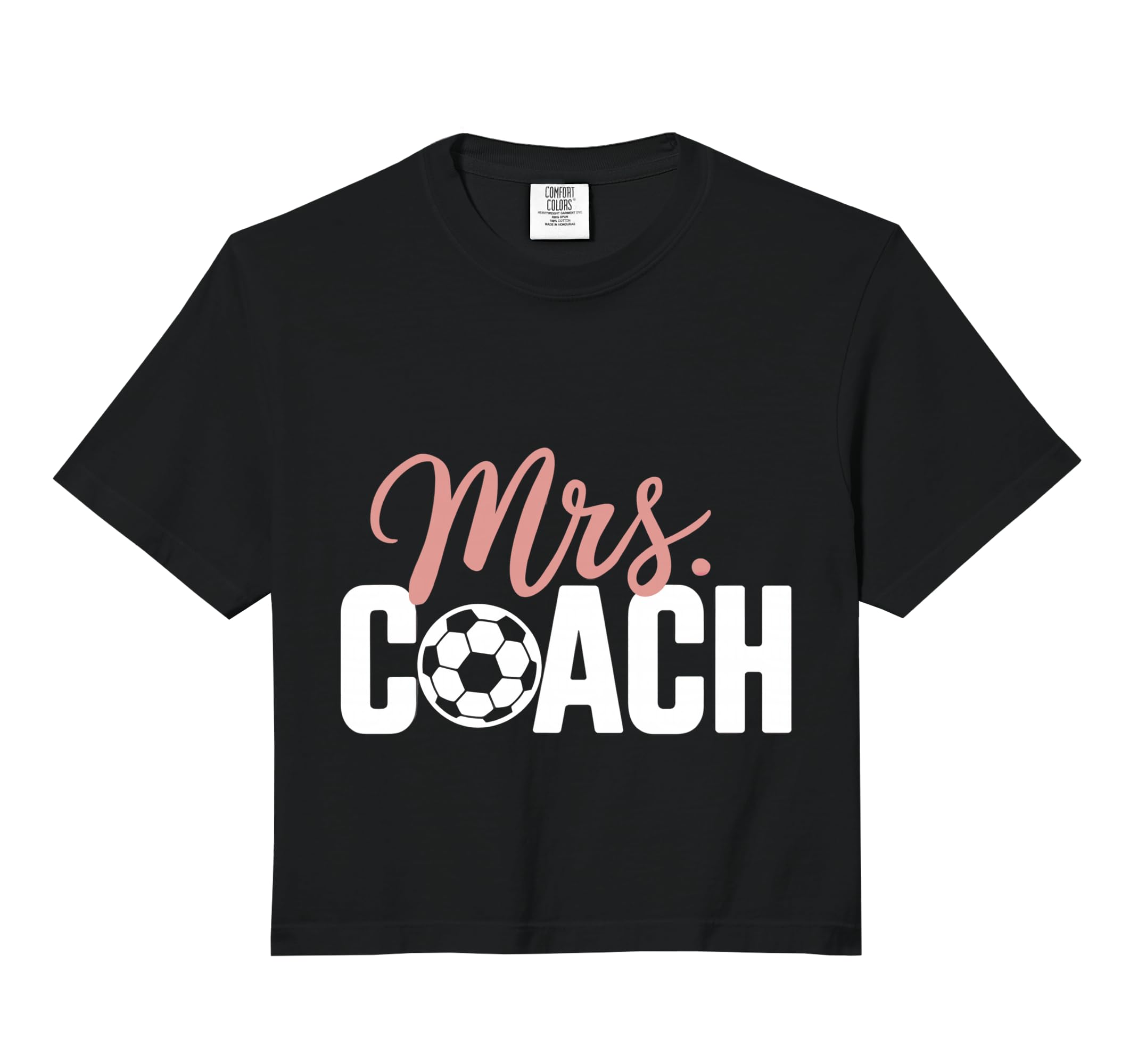 Mrs Soccer Coach Coaches Wives T-Shirt - Minimalist Print for Adults - T-Shirt, Sweatshirt, Hoodie