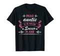 Proud Auntie Awesome Soccer Player T-Shirt - Fun Novelty Design Unisex - T-Shirt, Sweatshirt, Hoodie
