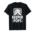 Ice Hockey Keeper Pops Ice Hockey T-Shirt - Minimalist Print Men Women - T-Shirt, Sweatshirt, Hoodie