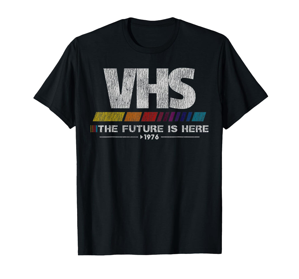80S Video Cassette Tape Vhs Future T-Shirt - Custom Art Print for Adults - T-Shirt, Sweatshirt, Hoodie