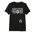 Soccer Mom Jersey Number 6 Favorite Player T-Shirt - Trendy Graphic Unisex - T-Shirt, Sweatshirt, Hoodie