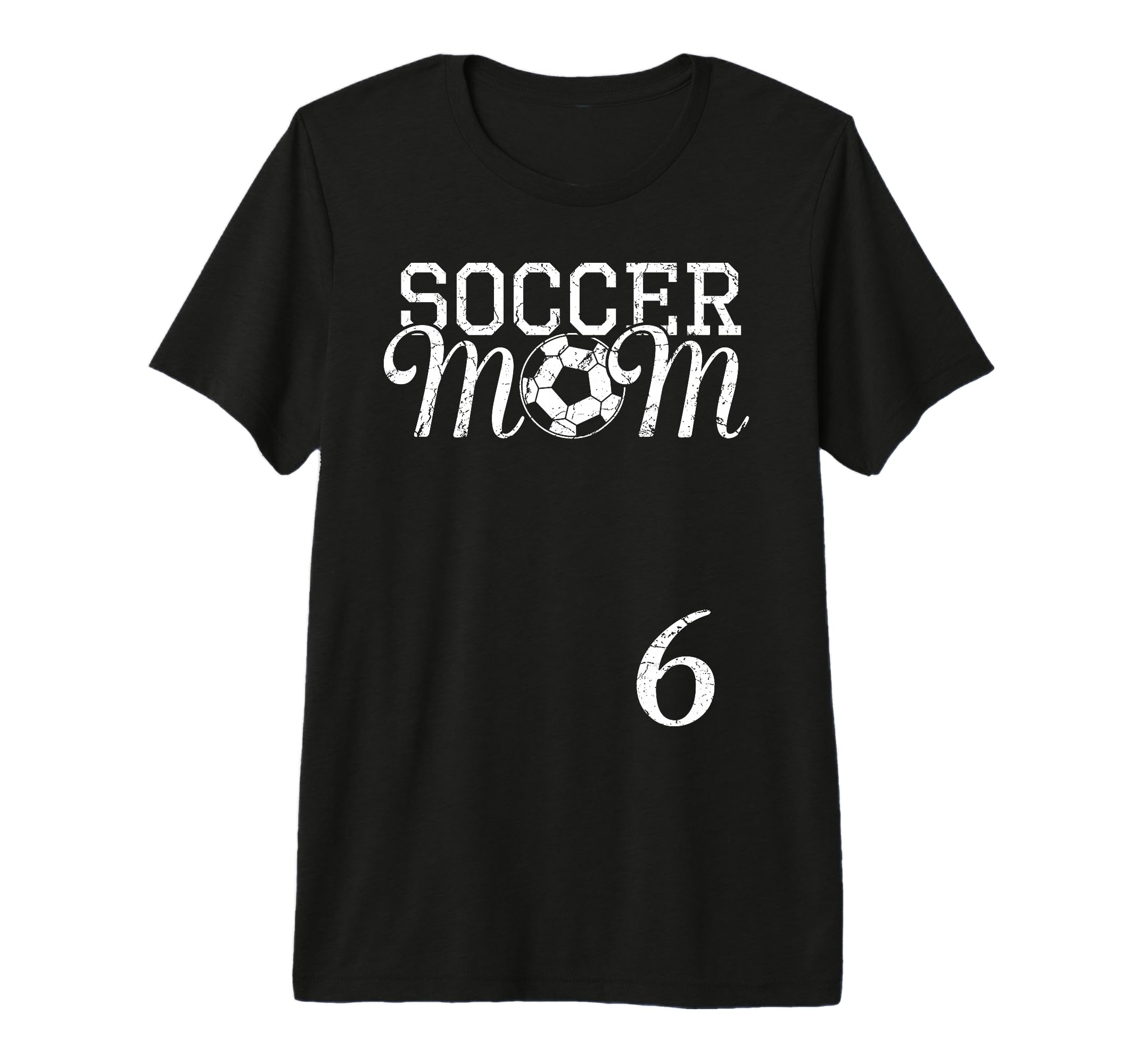 Soccer Mom Jersey Number 6 Favorite Player T-Shirt - Trendy Graphic Unisex - T-Shirt, Sweatshirt, Hoodie
