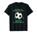 School Is Important But Soccer Is T-Shirt - Aesthetic Graphic Men Women - T-Shirt, Sweatshirt, Hoodie