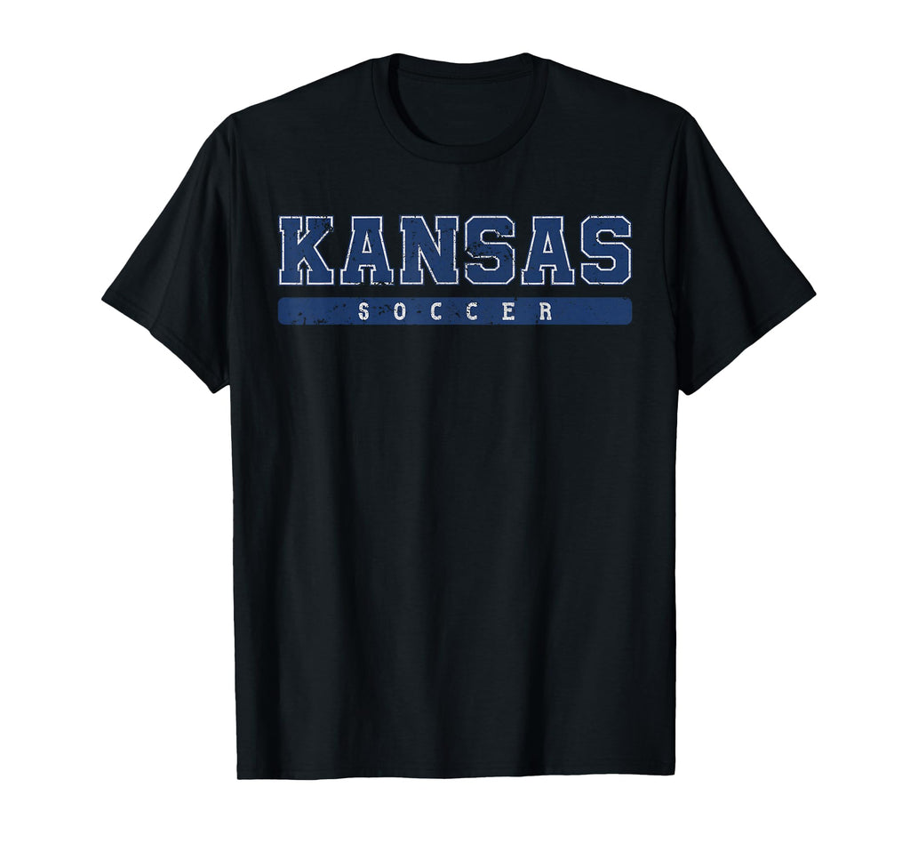 Kansas Soccer Tees Tanks Tops Hoodie - Novelty Apparel for Adults - T-Shirt, Sweatshirt, Hoodie