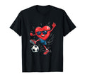 Heart Soccer Gift T-Shirt - Streetwear Style for Adults - T-Shirt, Sweatshirt, Hoodie