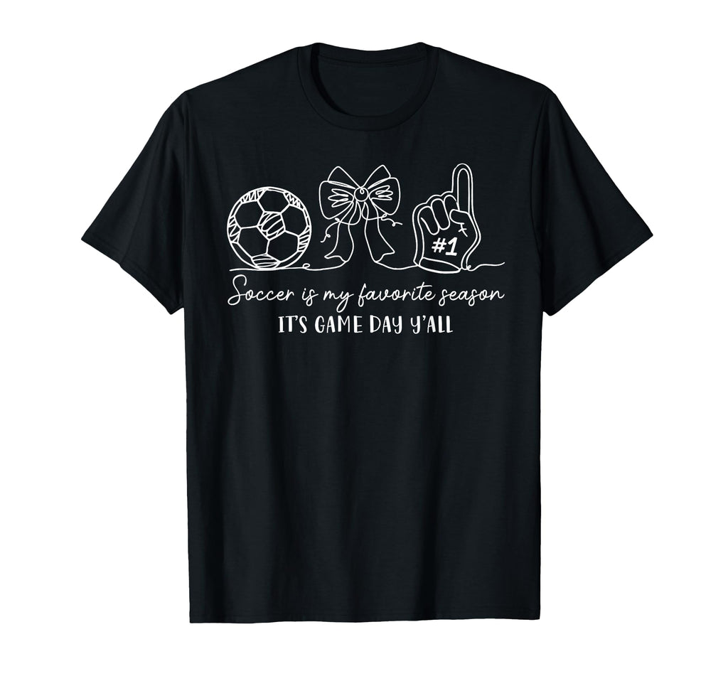 Soccer Lover Soccer Is My Favorite T-Shirt - Minimalist Print for Adults - T-Shirt, Sweatshirt, Hoodie