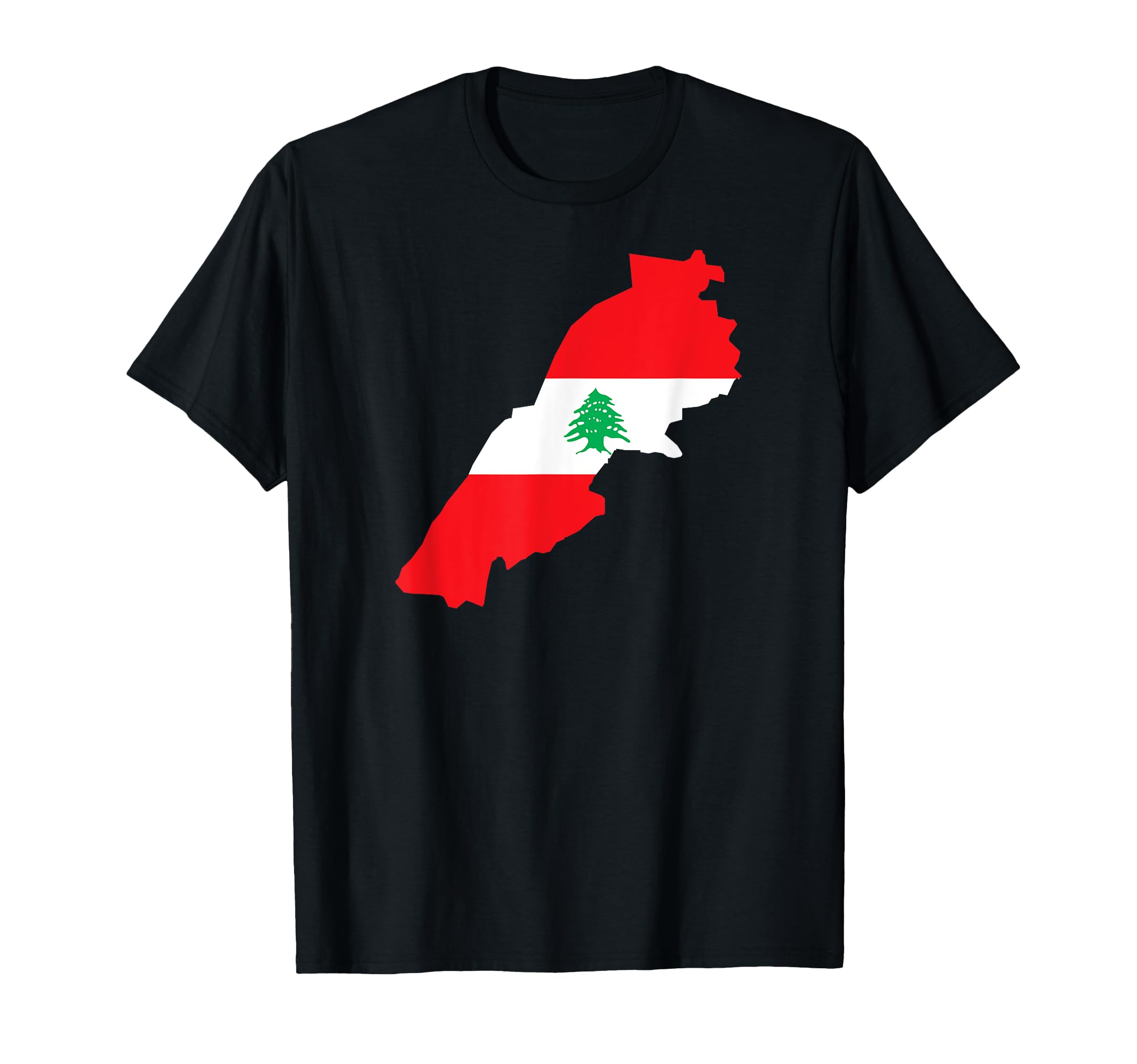 Lebanon Map Country Flag Pride Soccer T-Shirt - Minimalist Print Unisex - T-Shirt, Sweatshirt, Hoodie