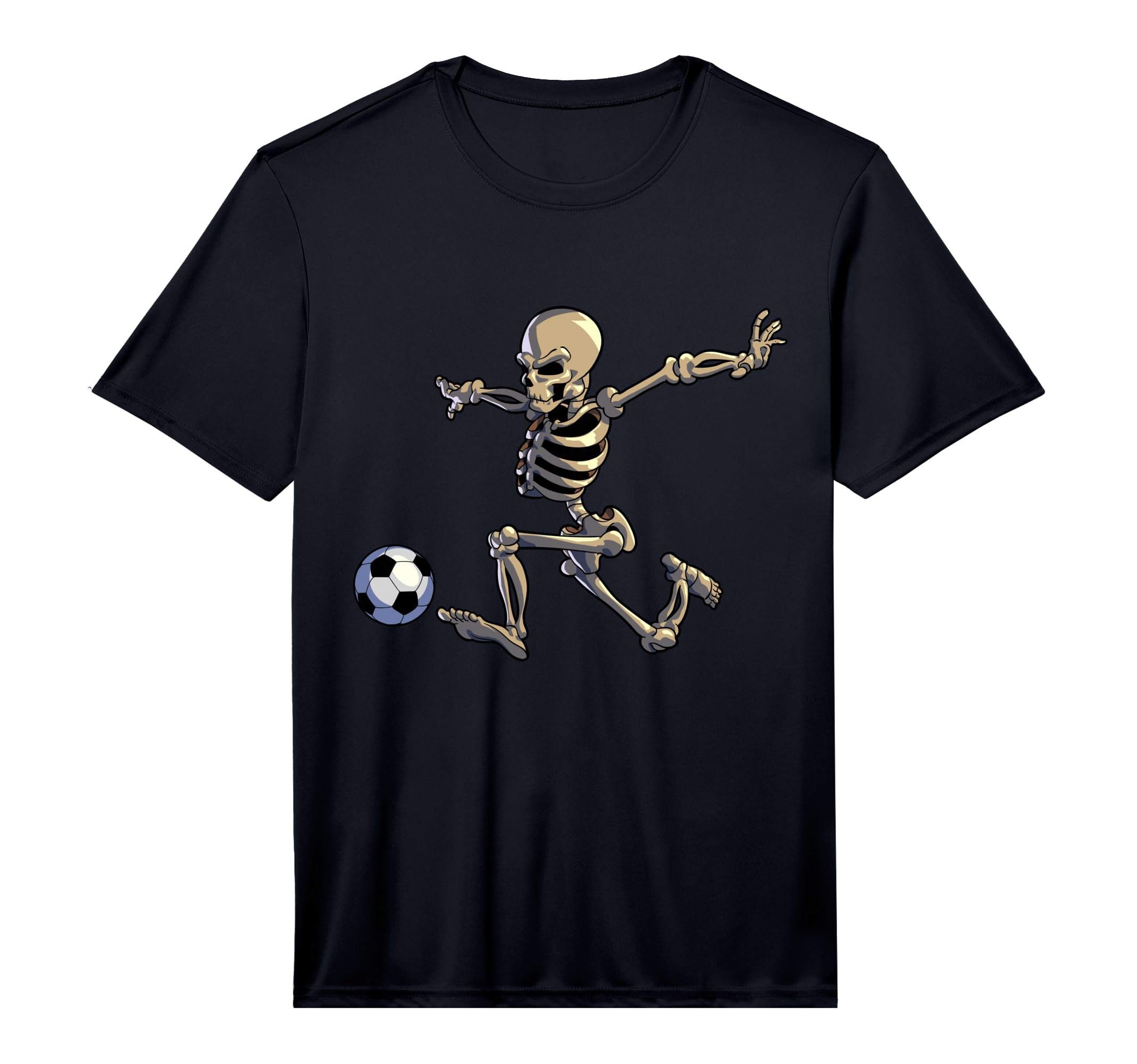 Soccer Skeleton Halloween Soccer T-Shirt - Fun Novelty Design for Adults - T-Shirt, Sweatshirt, Hoodie
