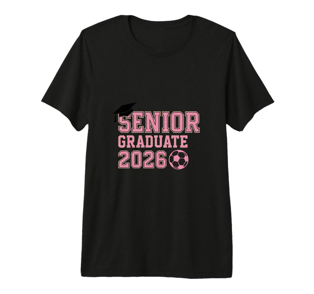 Modern Soccer Senior 2026 Emblem Tri Blend T-Shirt - Unique Graphic Unisex - T-Shirt, Sweatshirt, Hoodie