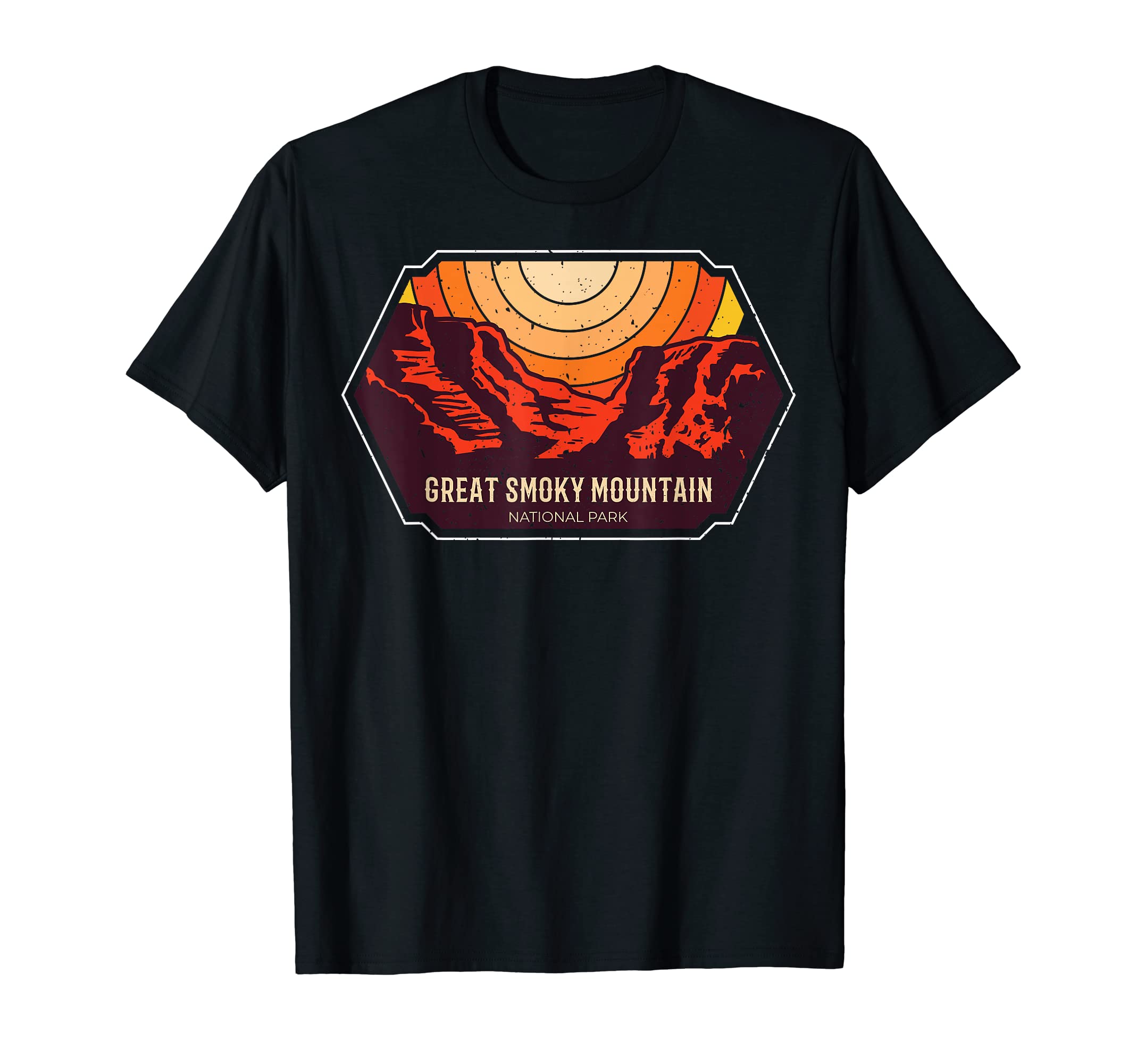 Great Smoky Mountains National Park Sunset T-Shirt - Trendy Graphic Unisex - T-Shirt, Sweatshirt, Hoodie
