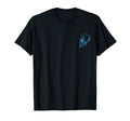 Blue Skull Surf Front Back T-Shirt - Aesthetic Graphic for Adults - T-Shirt, Sweatshirt, Hoodie