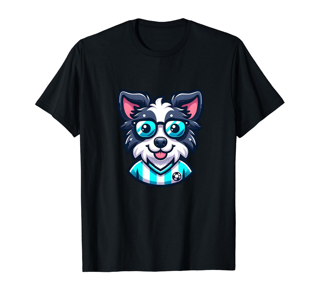 Border Collie Soccer Fan Pet T-Shirt - Casual Everyday Wear Unisex - T-Shirt, Sweatshirt, Hoodie