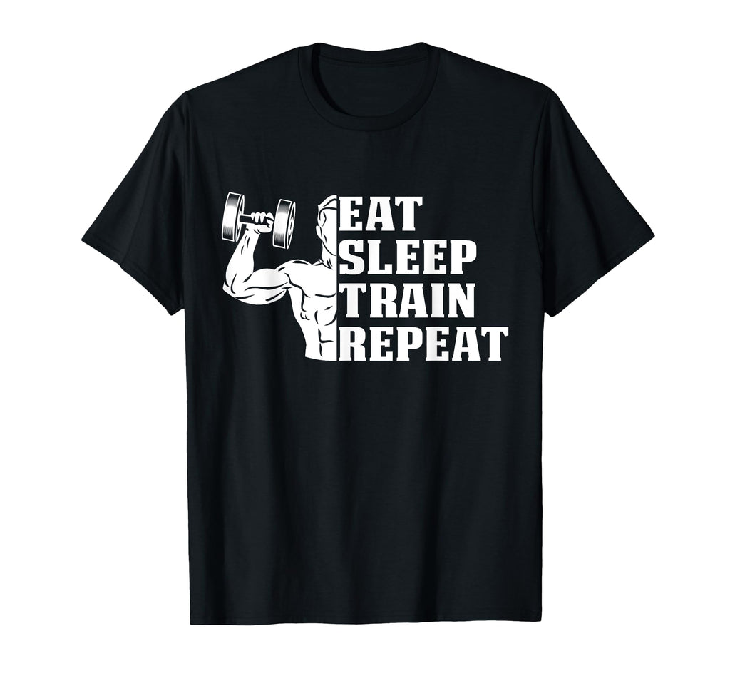 Eat Sleep Train Repeat Sport Lovers T-Shirt - Unique Graphic Men Women - T-Shirt, Sweatshirt, Hoodie