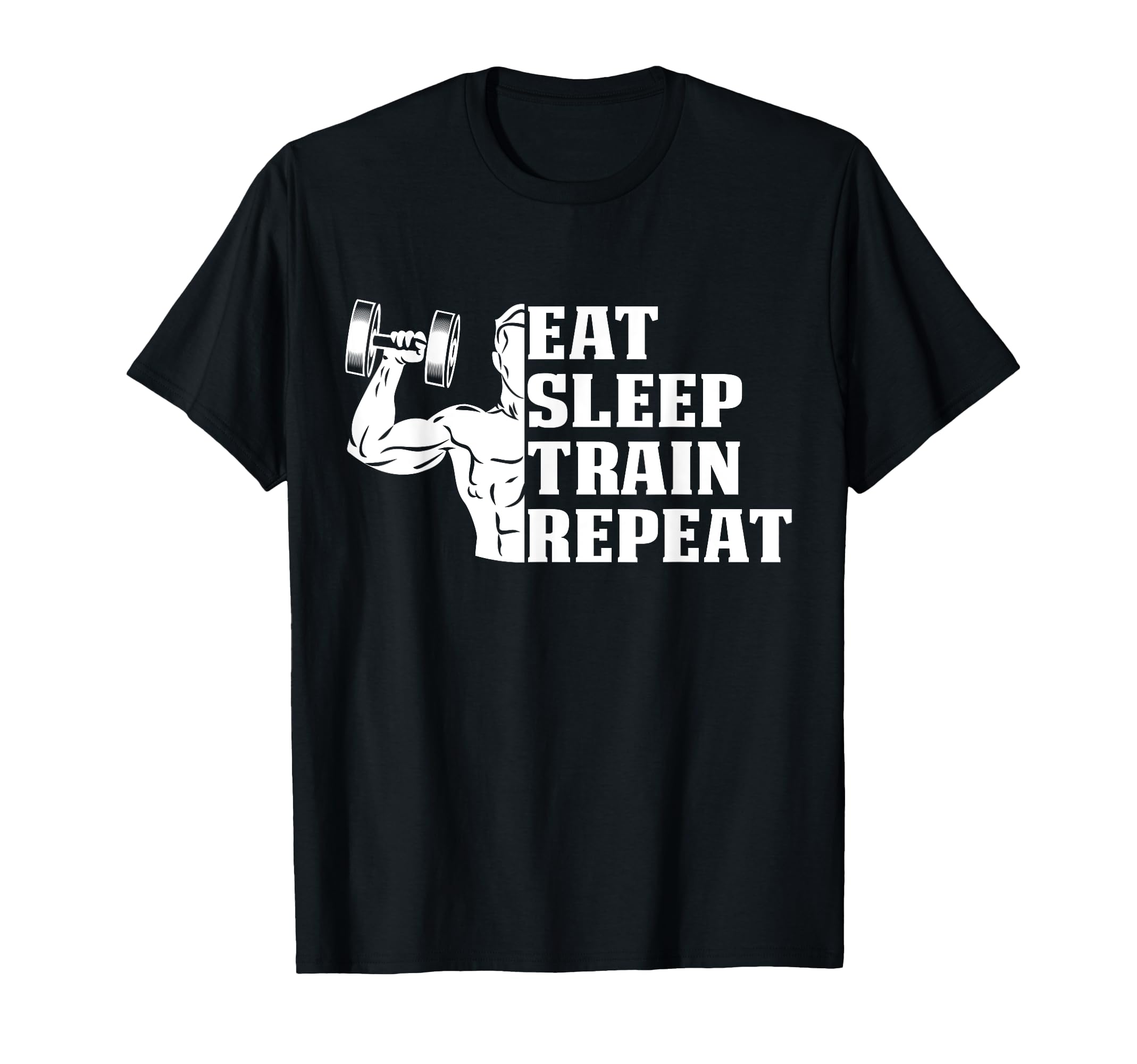 Eat Sleep Train Repeat Sport Lovers T-Shirt - Unique Graphic Men Women - T-Shirt, Sweatshirt, Hoodie