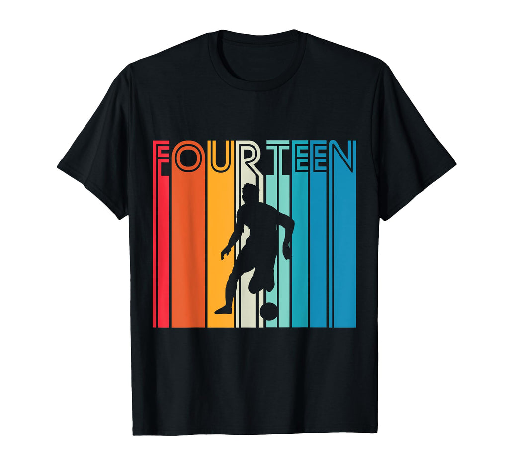 14 Years Soccer Gift 14Th Birthday T-Shirt - Streetwear Style Unisex - T-Shirt, Sweatshirt, Hoodie