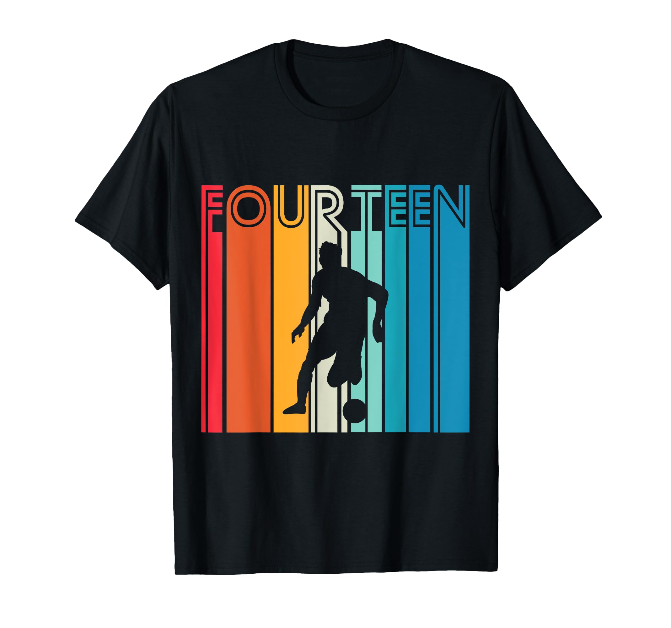 14 Years Soccer Gift 14Th Birthday T-Shirt - Streetwear Style Unisex - T-Shirt, Sweatshirt, Hoodie