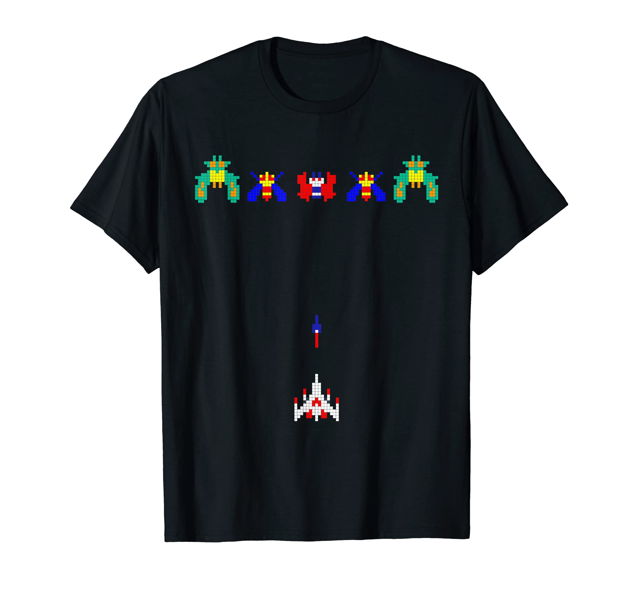 70S 80S 90S Space Arcade Video Game T-Shirt - Novelty Apparel Unisex - T-Shirt, Sweatshirt, Hoodie