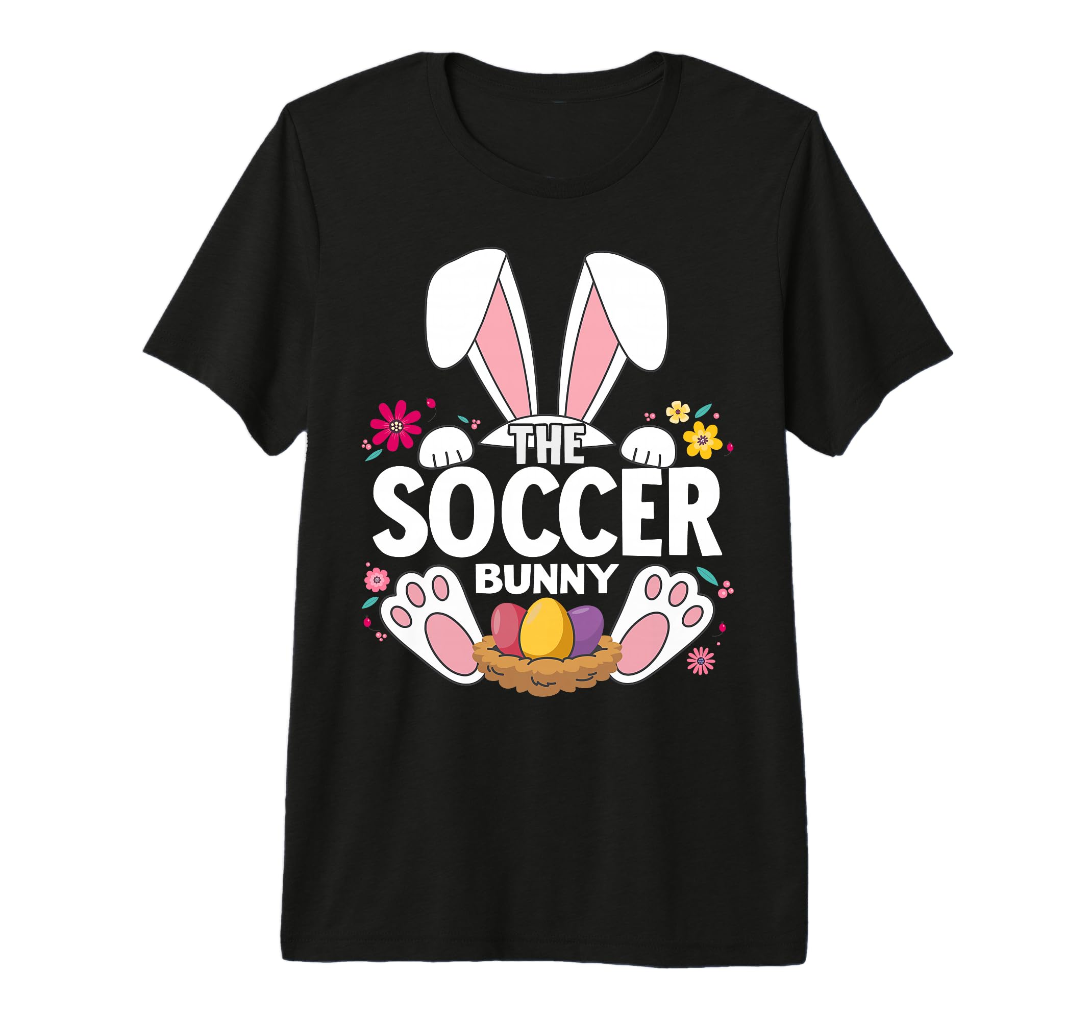 Matching Easter Soccer Bunny Family Tri T-Shirt - Graphic Print Men Women - T-Shirt, Sweatshirt, Hoodie