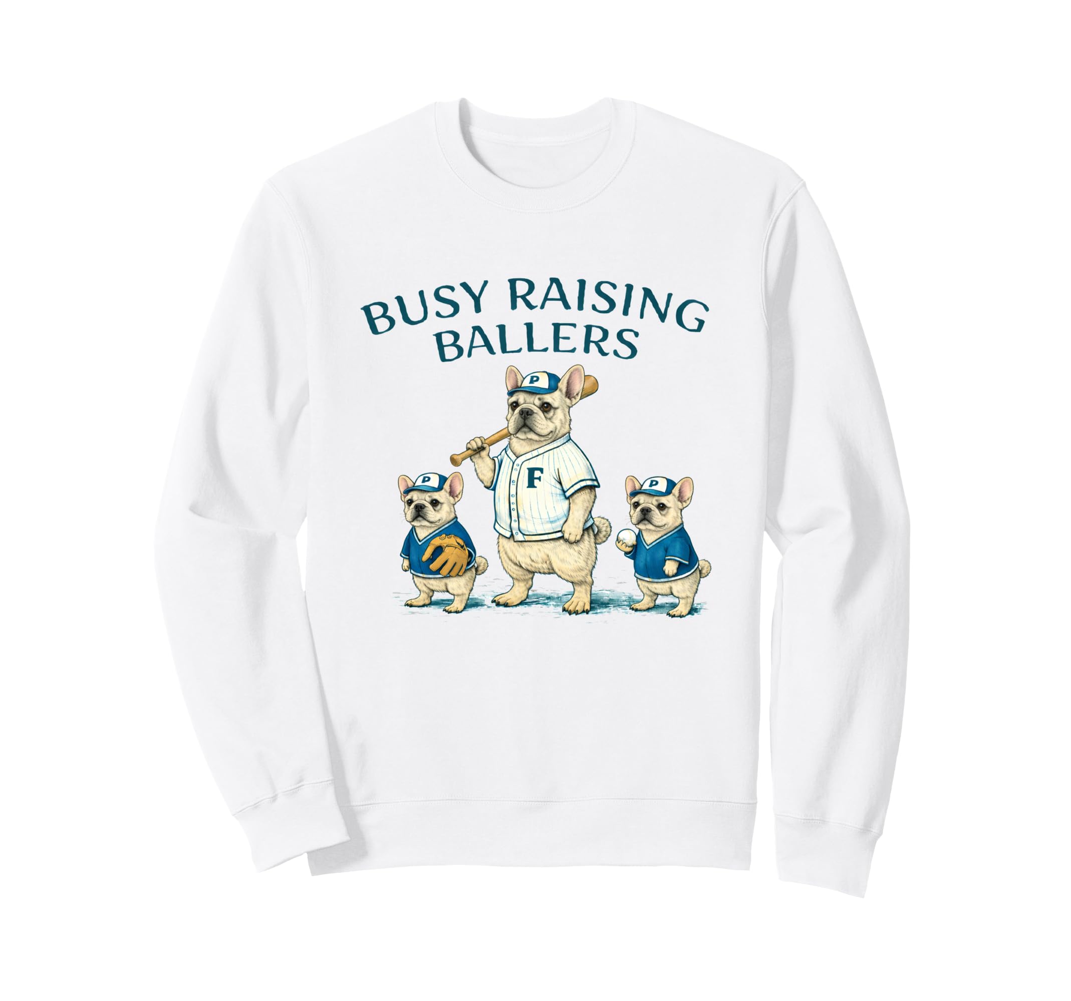 Busy Raising Baller Baseball Sweatshirt - Streetwear Style for Adults - T-Shirt, Sweatshirt, Hoodie