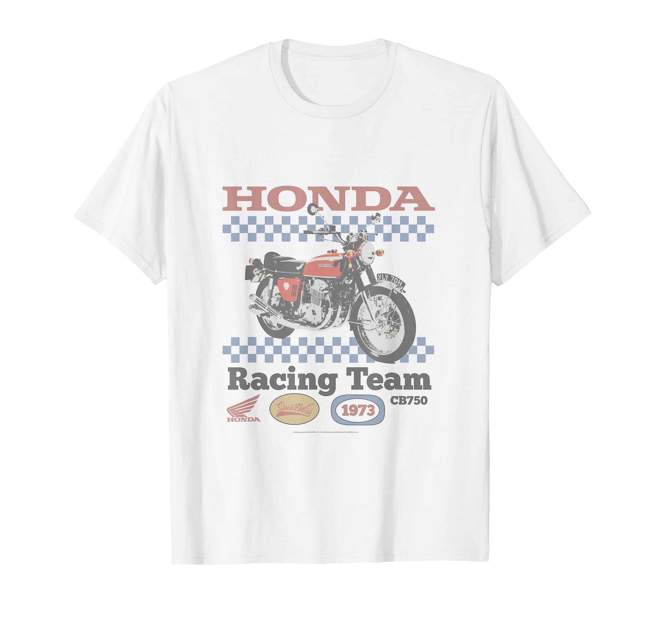 Honda Powersports Cb750 Racing Team T-Shirt - Minimalist Print for Adults - T-Shirt, Sweatshirt, Hoodie