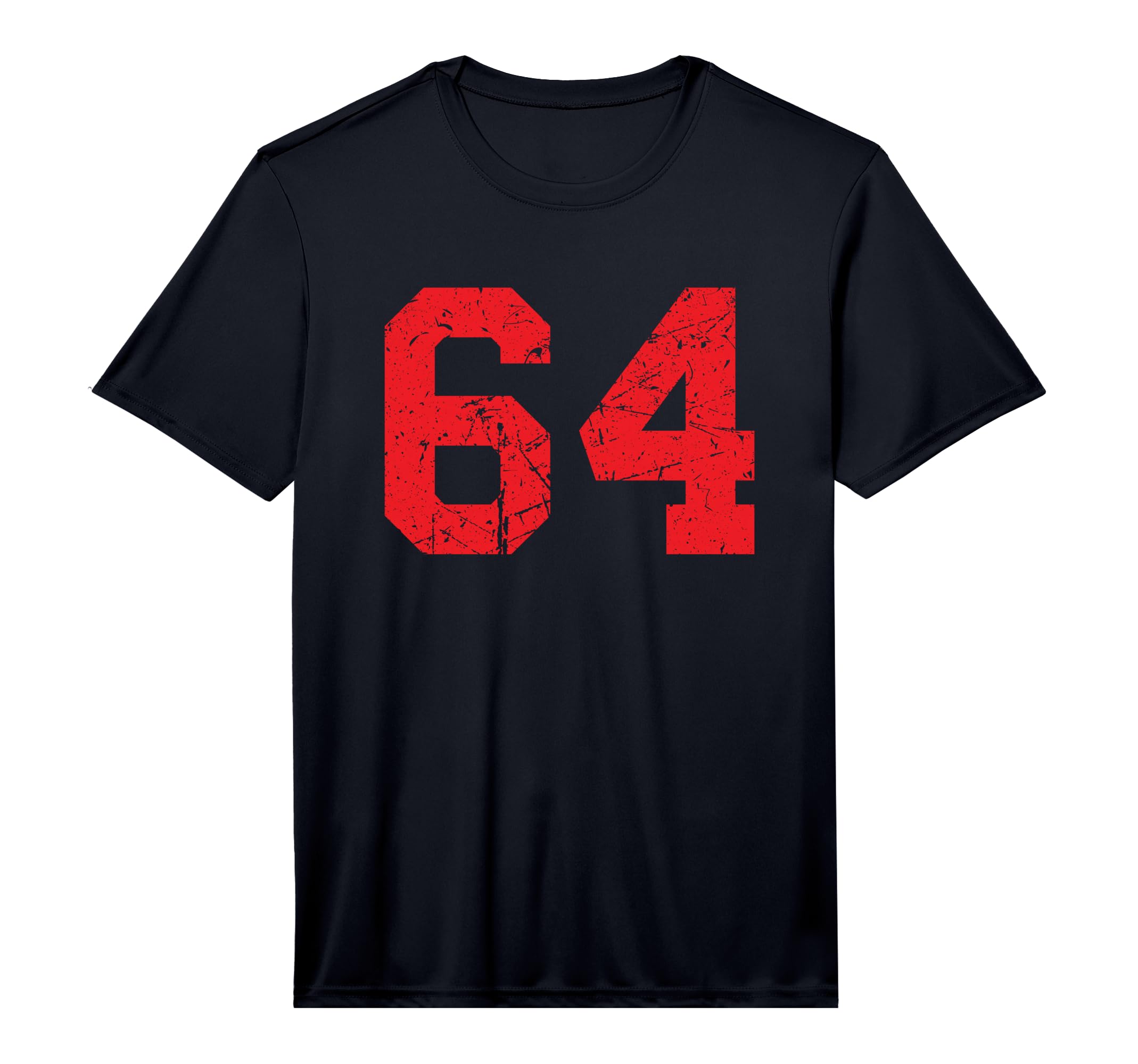 Number 64 Sports Jersey Red T-Shirt - Casual Everyday Wear Men Women - T-Shirt, Sweatshirt, Hoodie
