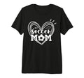 Funny Soccer Mom Heart Soccer Mama Happy T-Shirt - Minimalist Print Unisex - T-Shirt, Sweatshirt, Hoodie