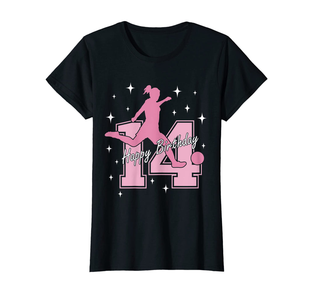 14Th Birthday Soccer Playing T-Shirt - Trendy Graphic Unisex - T-Shirt, Sweatshirt, Hoodie
