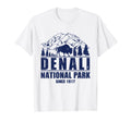 Denali National Park 1917 Alaska Hiking T-Shirt - Trendy Graphic Unisex - T-Shirt, Sweatshirt, Hoodie