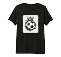 Funny Crowned Soccer Ball Costume And T-Shirt - Graphic Print for Adults - T-Shirt, Sweatshirt, Hoodie